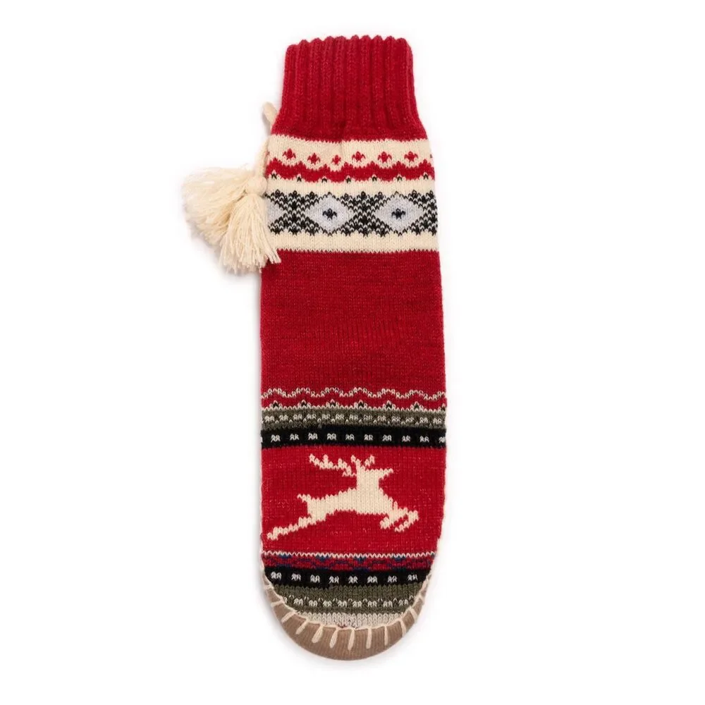 MUK LUKS 50th Anniversary Kid's Slipper Socks - Med (11-13)